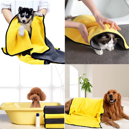 DryPaws™ Quick-Drying Dog & Cat Towels 🐾 – Soft, Absorbent, and Convenient for Stress-Free Drying! 🛁